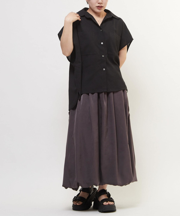 LINEN LIKE BOXY SHIRT 詳細画像 2