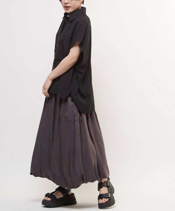LINEN LIKE BOXY SHIRT 詳細画像 3
