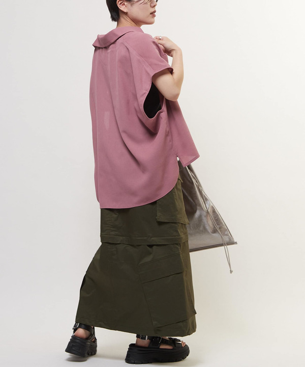 LINEN LIKE BOXY SHIRT 詳細画像 8