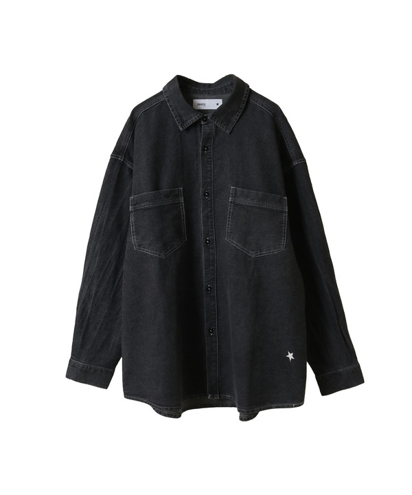 STAR★ PATCH DENIM SHIRT 詳細画像 9