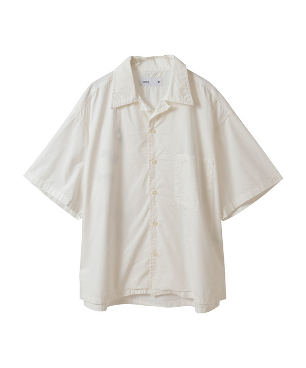 PIGMENT DYE BACK FLOWER PRINT SHIRT 詳細画像 1