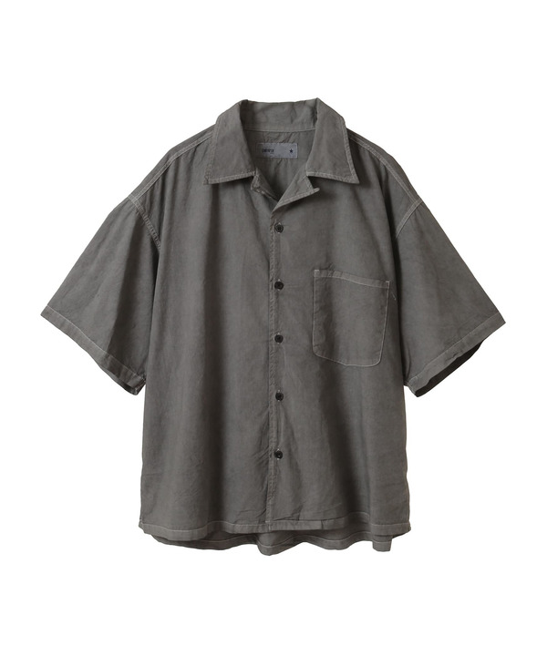 PIGMENT DYE BACK FLOWER PRINT SHIRT 詳細画像 3