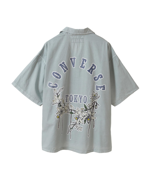 PIGMENT DYE BACK FLOWER PRINT SHIRT 詳細画像 6