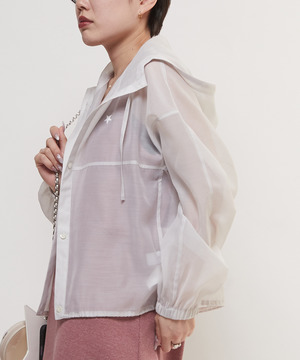SHEER ANORAK PULLOVER