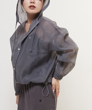 SHEER ANORAK PULLOVER