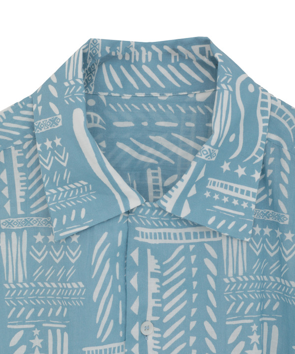 BLOCK PRINT OVERSIZED SHIRT 詳細画像 11