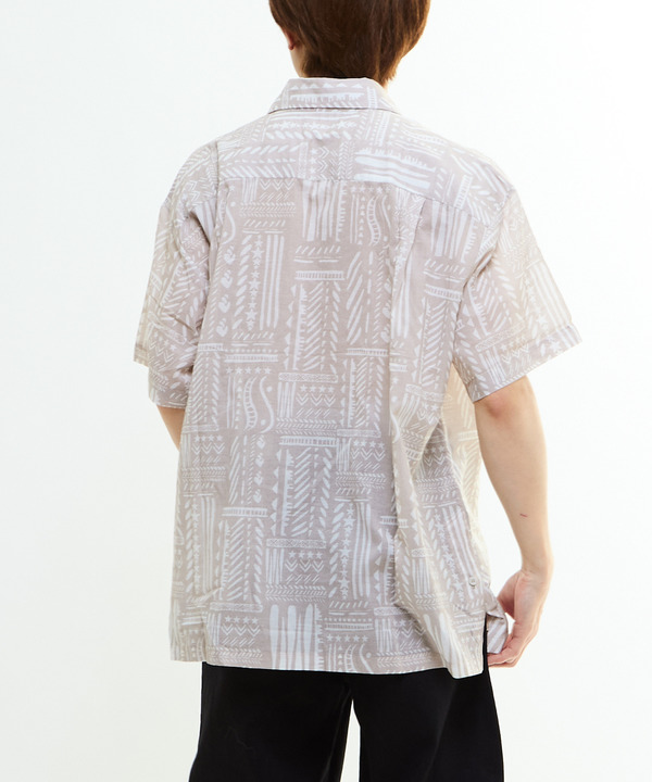 BLOCK PRINT OVERSIZED SHIRT 詳細画像 3