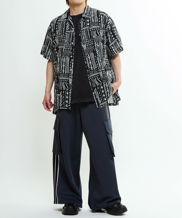 BLOCK PRINT OVERSIZED SHIRT 詳細画像 6