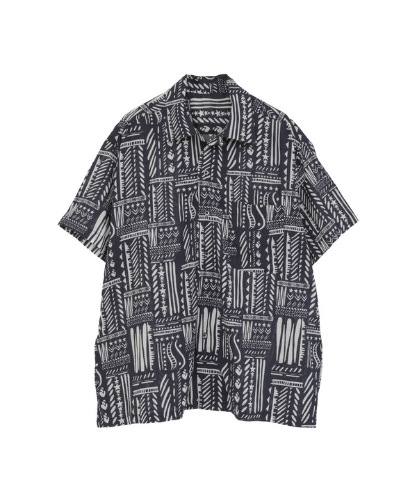 BLOCK PRINT OVERSIZED SHIRT｜CONVERSE TOKYO (コンバース
