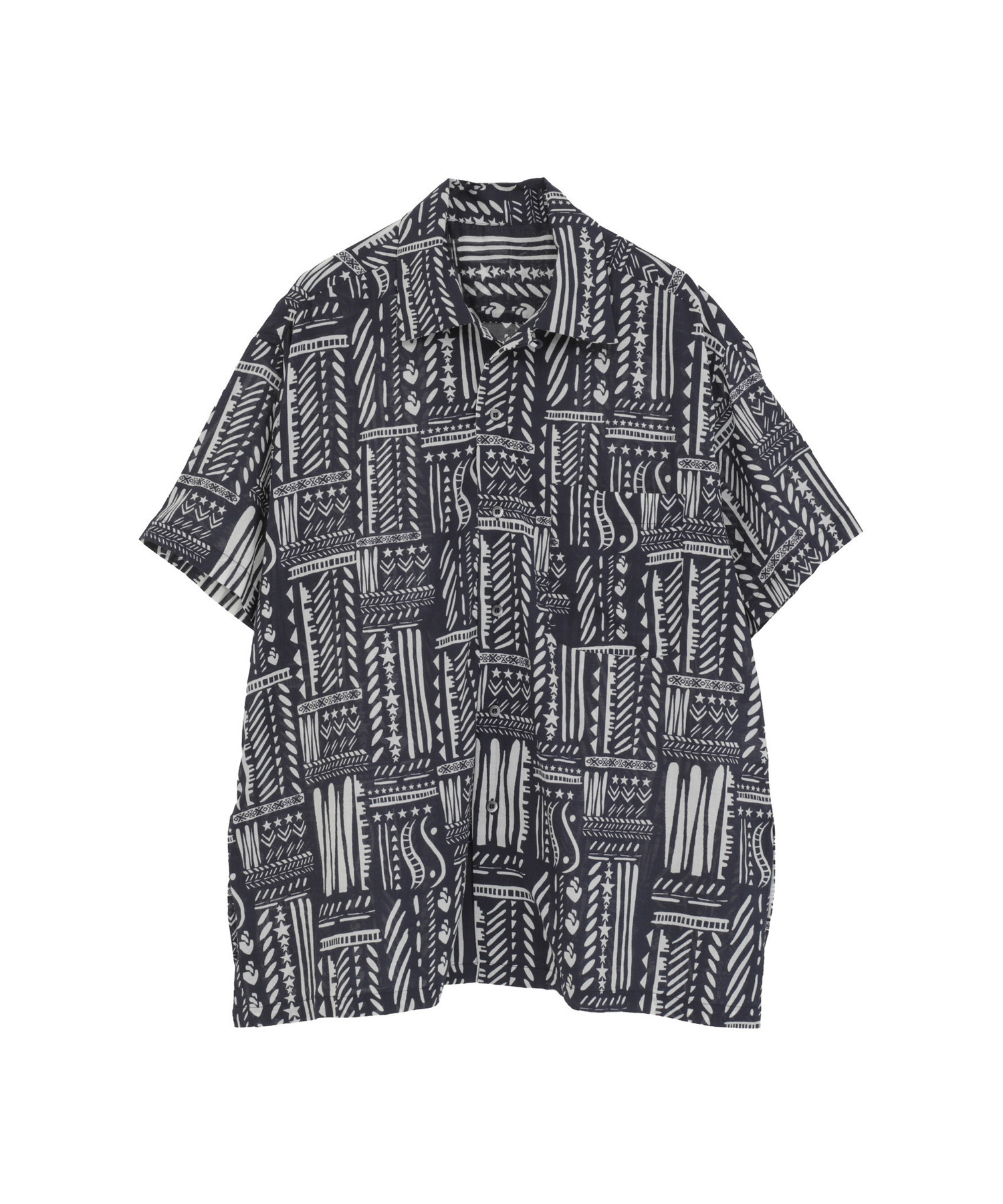 そー BLOCK PRINT OVERSIZED SHIRT｜CONVERSE TOKYO (コンバース
