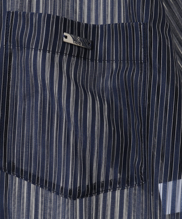 【HL】SHEER STRIPE BOXY SHIRT 詳細画像 8