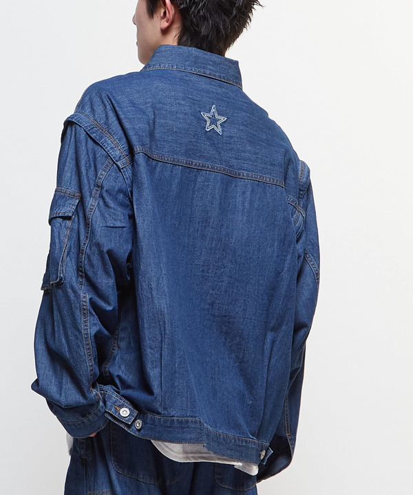 2WAY DETACHABLE DENIM BLOUSON 詳細画像 11