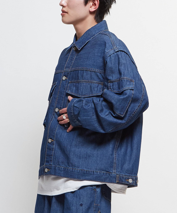 2WAY DETACHABLE DENIM BLOUSON 詳細画像 9