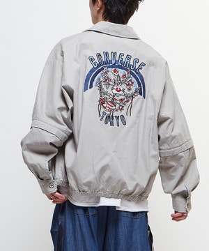 2WAY DETACHABLE EMBROIDERY BLOUSON