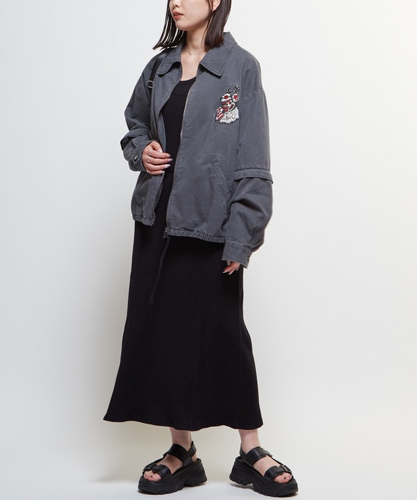 2WAY DETACHABLE EMBROIDERY BLOUSON 詳細画像 10