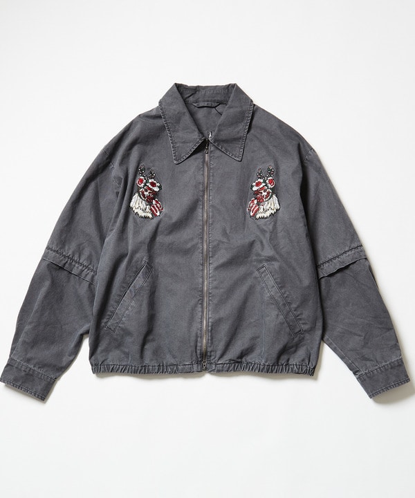 2WAY DETACHABLE EMBROIDERY BLOUSON 詳細画像 11
