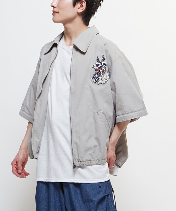 2WAY DETACHABLE EMBROIDERY BLOUSON 詳細画像 13