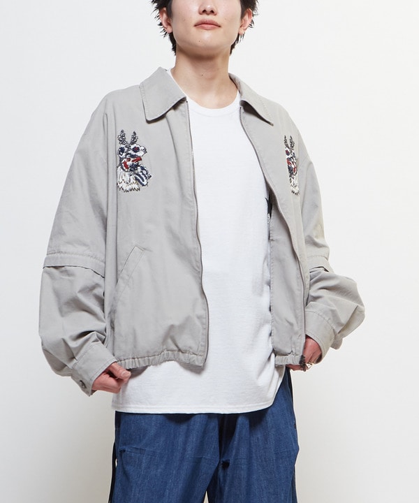 2WAY DETACHABLE EMBROIDERY BLOUSON 詳細画像 17