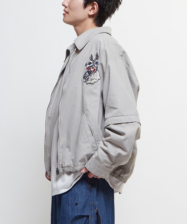 2WAY DETACHABLE EMBROIDERY BLOUSON 詳細画像 18