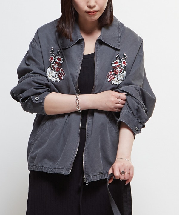 2WAY DETACHABLE EMBROIDERY BLOUSON 詳細画像 3