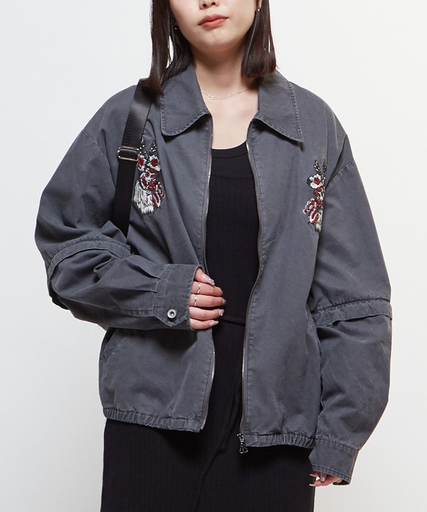 2WAY DETACHABLE EMBROIDERY BLOUSON 詳細画像 5