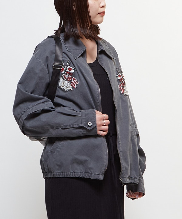 2WAY DETACHABLE EMBROIDERY BLOUSON 詳細画像 6