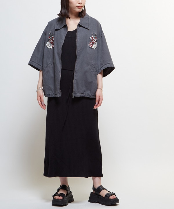 2WAY DETACHABLE EMBROIDERY BLOUSON 詳細画像 7