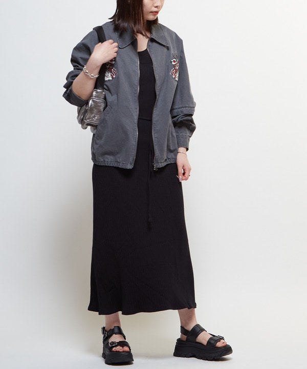 2WAY DETACHABLE EMBROIDERY BLOUSON 詳細画像 9