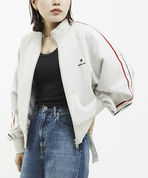 SIDE LINE SHORT TRACK JACKET(WOMEN'S)
