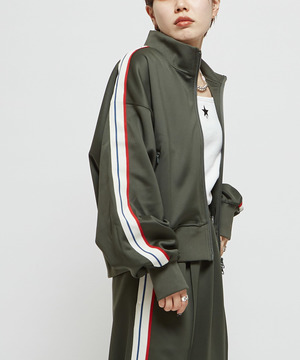 SIDE LINE SHORT TRACK JACKET(WOMEN'S)