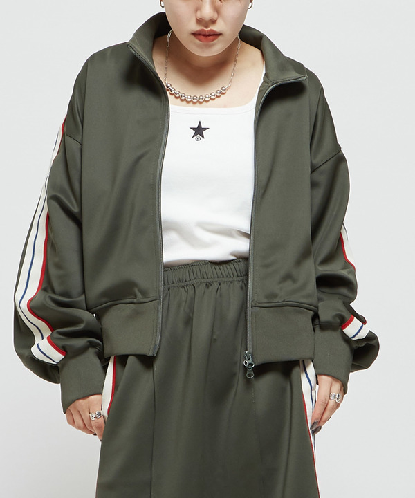 SIDE LINE SHORT TRACK JACKET(WOMEN'S) 詳細画像 6