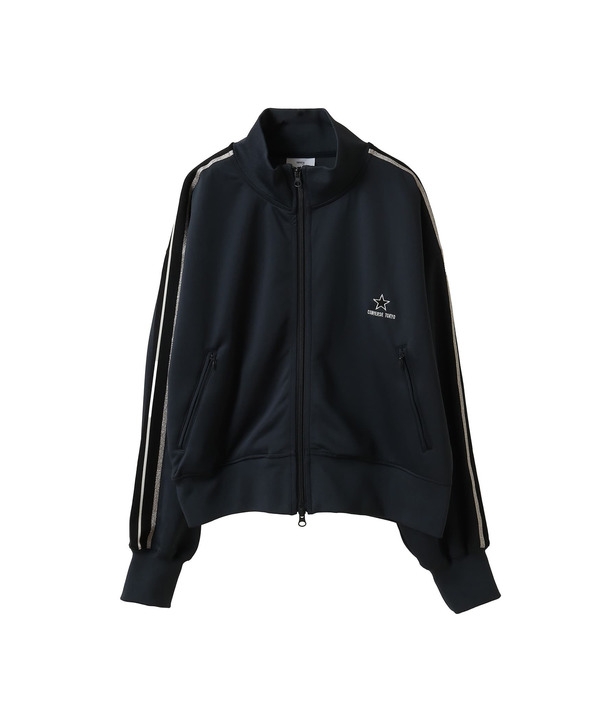 SIDE LINE SHORT TRACK JACKET(WOMEN'S) 詳細画像 チャコールグレー 1