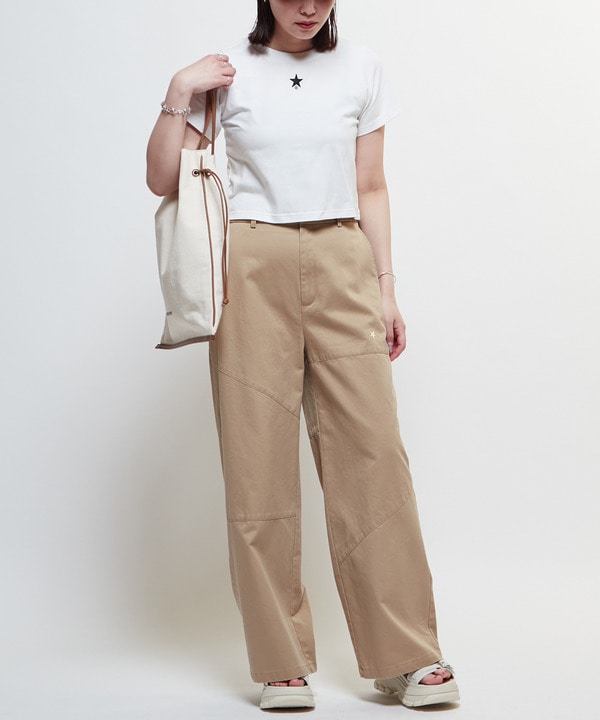 CLASSIC TWILL PANEL WIDE PANTS 詳細画像 1