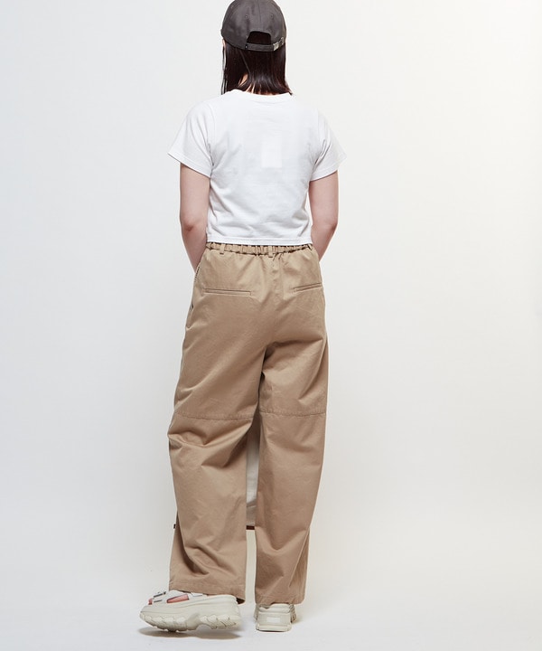 CLASSIC TWILL PANEL WIDE PANTS 詳細画像 4