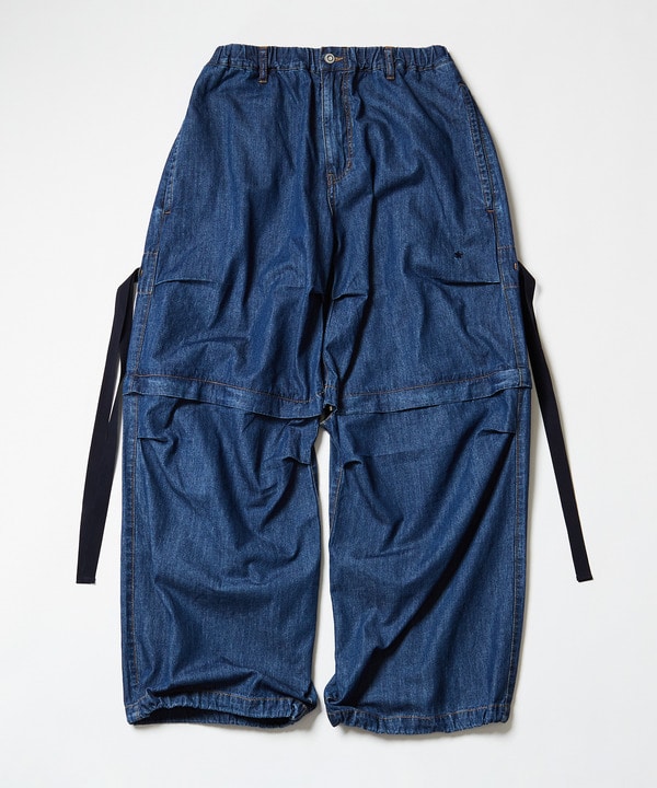 2WAY DETACHABLE DENIM WIDE CARGO PANTS 詳細画像 25