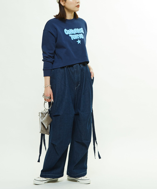 DENIM WIDE CARGO PANTS 詳細画像 13