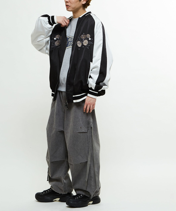 DENIM WIDE CARGO PANTS 詳細画像 3