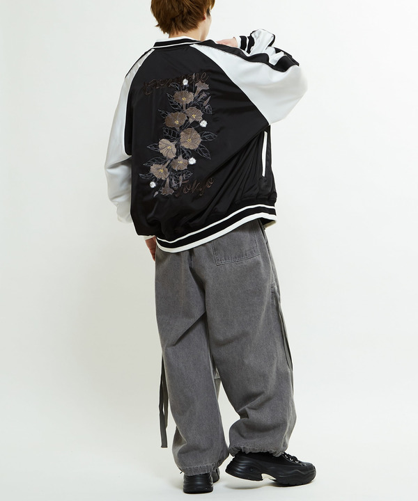 DENIM WIDE CARGO PANTS 詳細画像 4