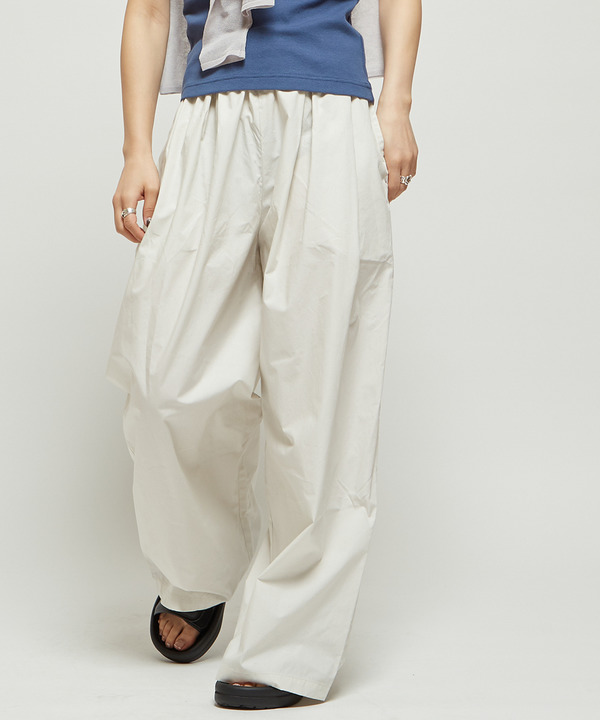 GATHERED WIDE BALLOON PANTS 詳細画像 アイボリー 1