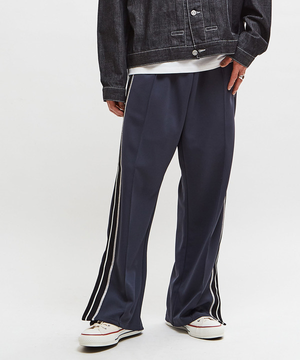 SIDE LINE LOOSE TRACK PANTS 詳細画像 チャコールグレー 1
