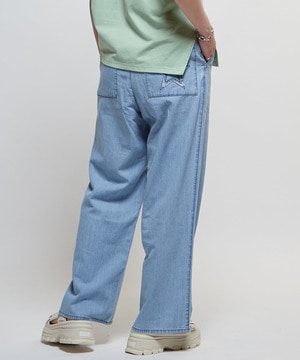 【限定展開】LIGHT DENIM WIDE PANTS(SET UP)