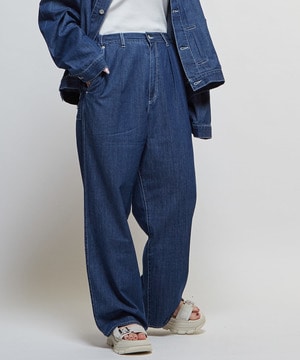 【限定展開】LIGHT DENIM WIDE PANTS(SET UP)