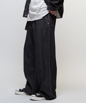 【限定展開】LIGHT DENIM WIDE PANTS