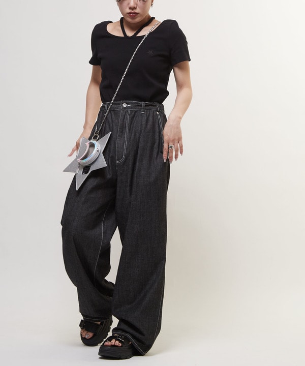 【限定展開】LIGHT DENIM WIDE PANTS 詳細画像 14