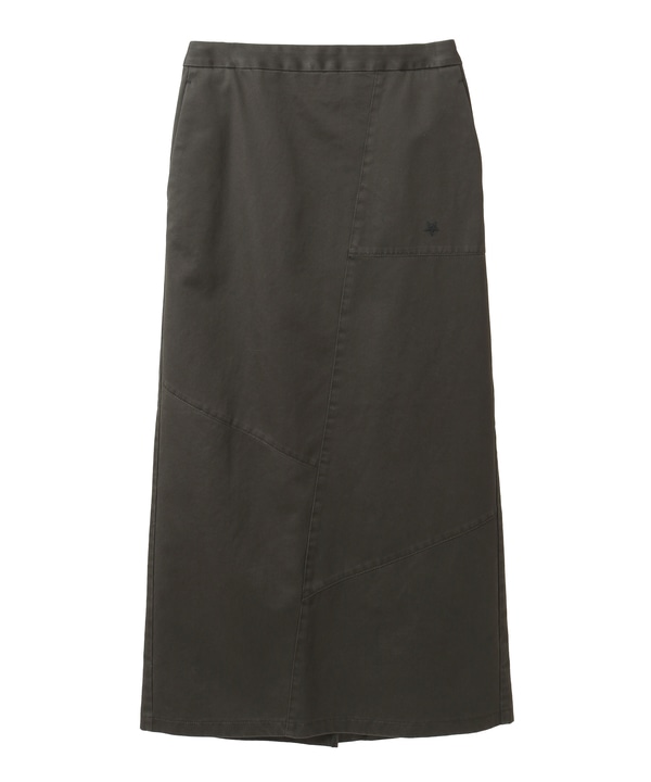 CLASSIC TWILL PANEL NARROW SKIRT 詳細画像 チャコールグレー 1