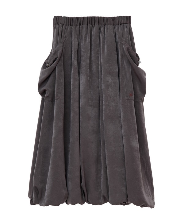 SATIN BALLOON SILHOUETTE SKIRT 詳細画像 10