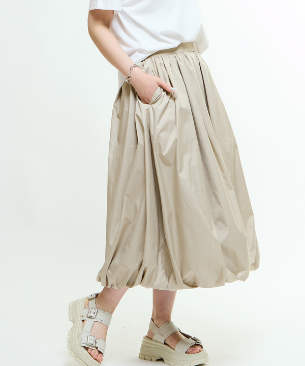BALLOON SILHOUETTE SKIRT 詳細画像 ベージュ 1