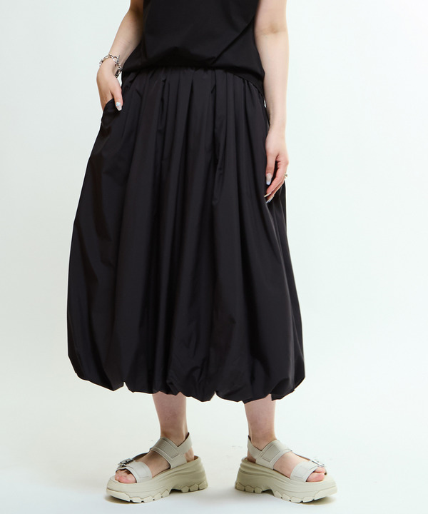 BALLOON SILHOUETTE SKIRT 詳細画像 ブラック 1