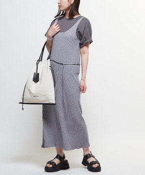 RIB CAMISOLE DRESS