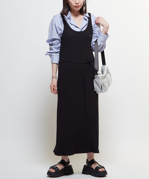 RIB CAMISOLE DRESS